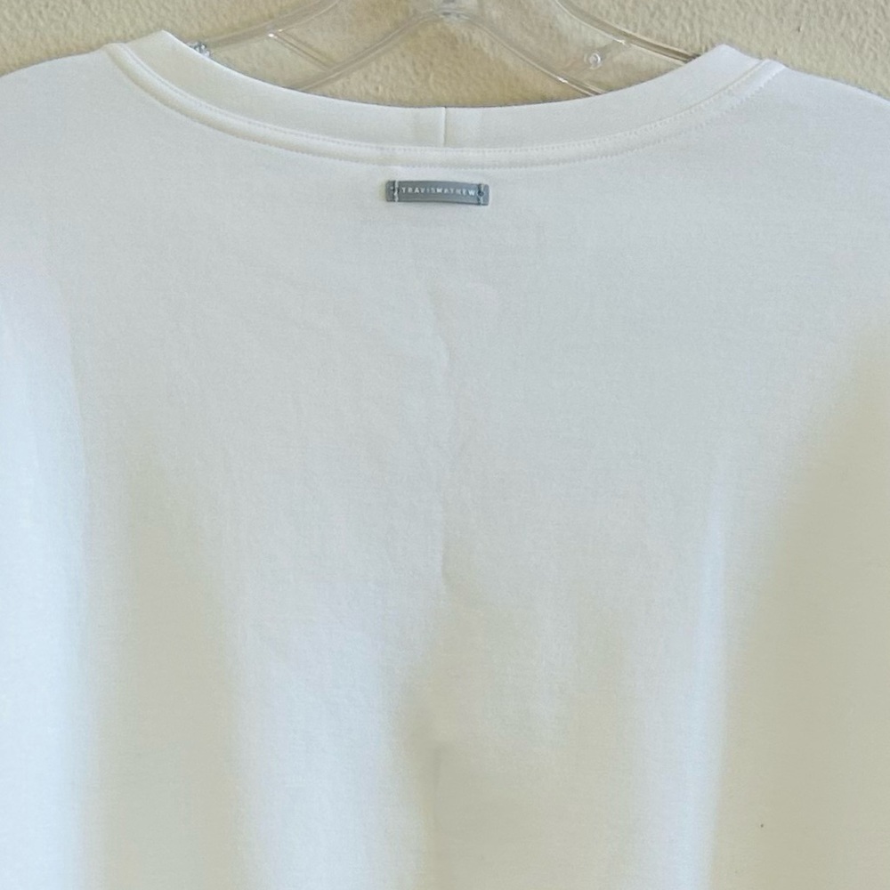 Travis Mathew NWT Cloudscape Pullover Small Snow … - image 6